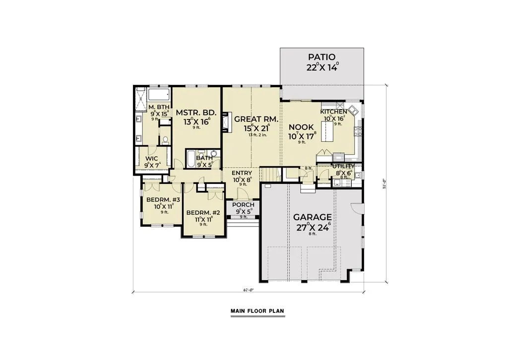 Open Concept Layout